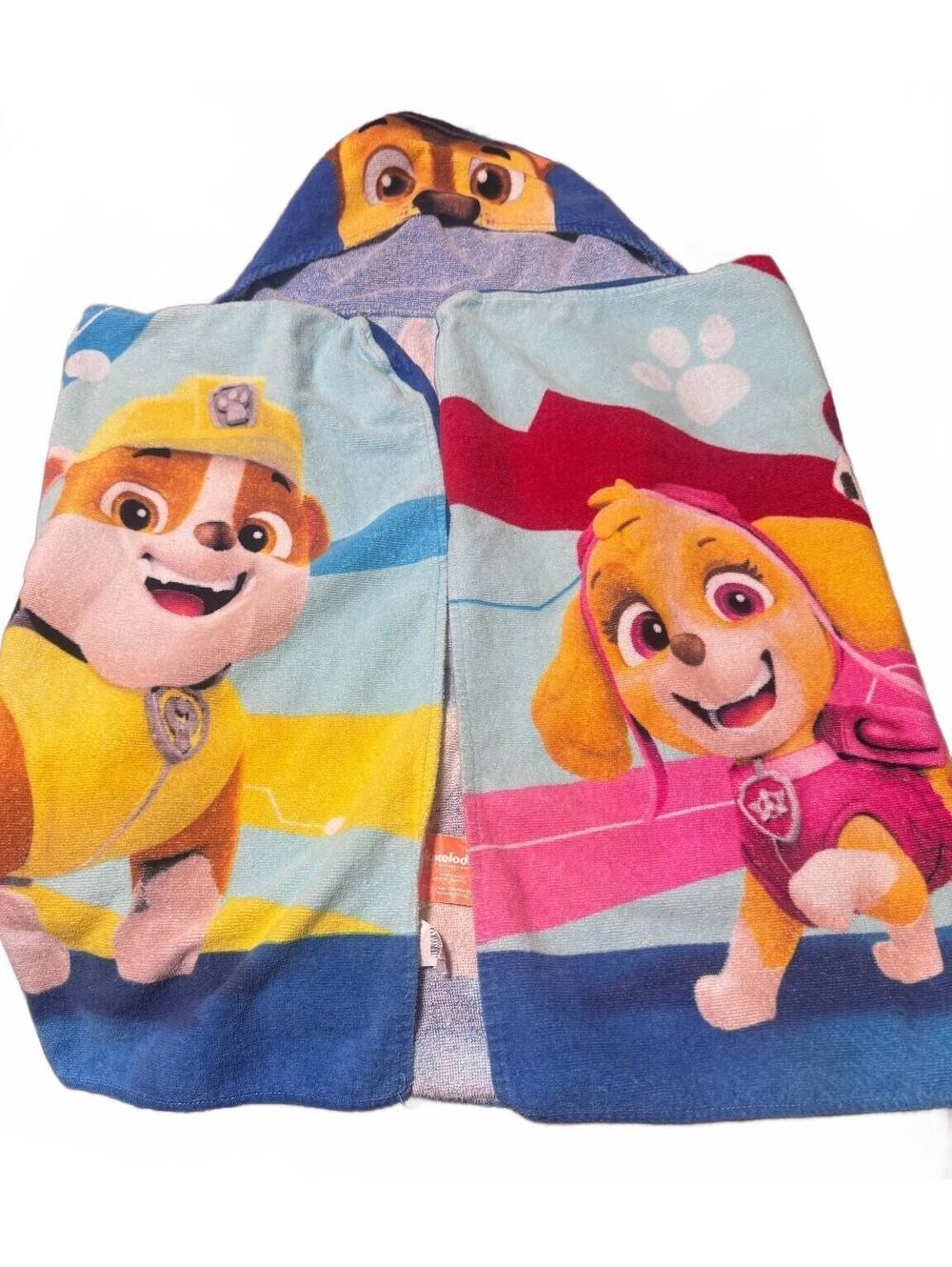 Paw Patrol Blue Bath/Pool/Beach Soft Cotton Towel 24" x 50" Paw Patrol Hooded